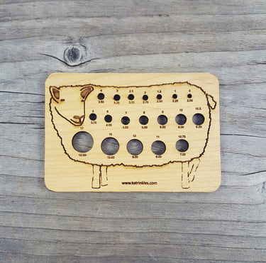 Katrinkles Animal Knitting Needle Gauge - Sheep - Extra Image