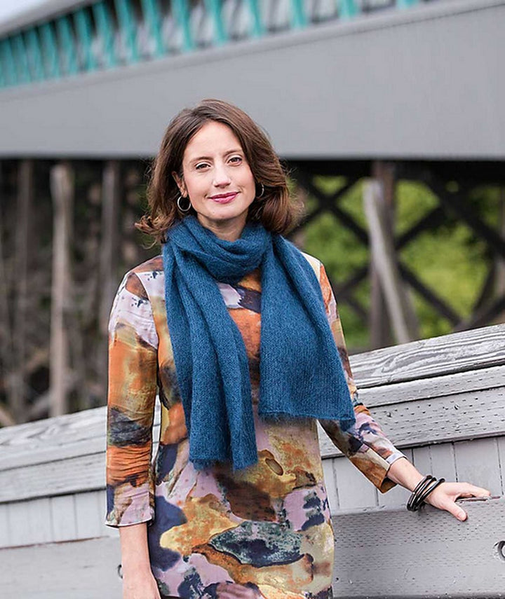 Churchmouse Classics Patterns - Alexandra's Airplane Scarf - Extra Image