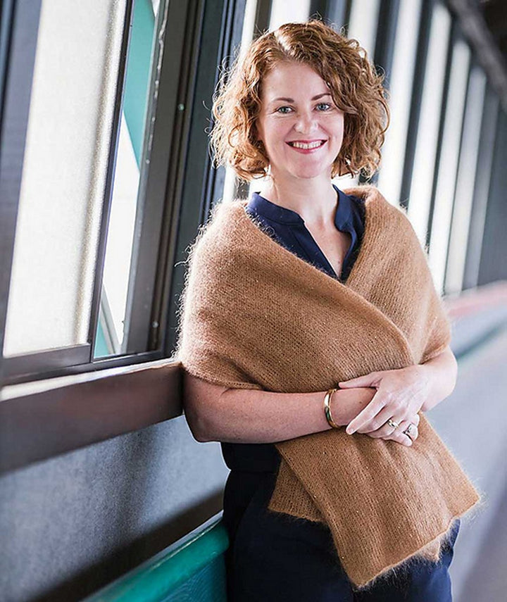 Churchmouse Classics Patterns - Alexandra's Airplane Scarf - Extra Image