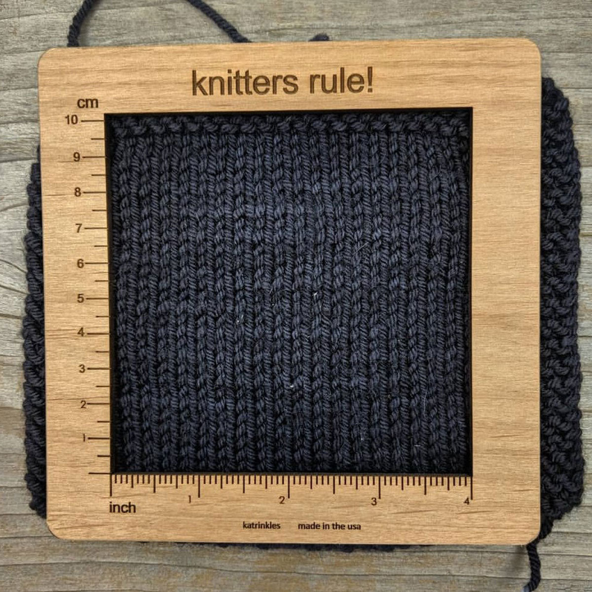Katrinkles Gauge Swatch Measure - Knitting 4 - Extra Image