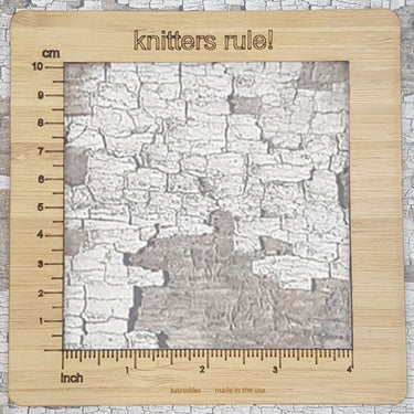 Katrinkles Gauge Swatch Measure - Knitting 4 - Zoom Image