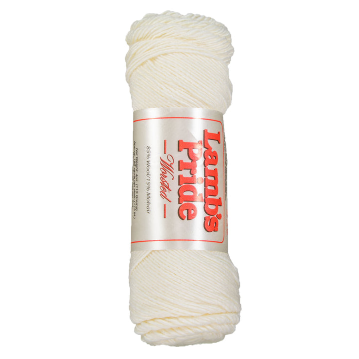 Brown Sheep Lamb's Pride Worsted Yarn - M011 White Frost - Zoom Image