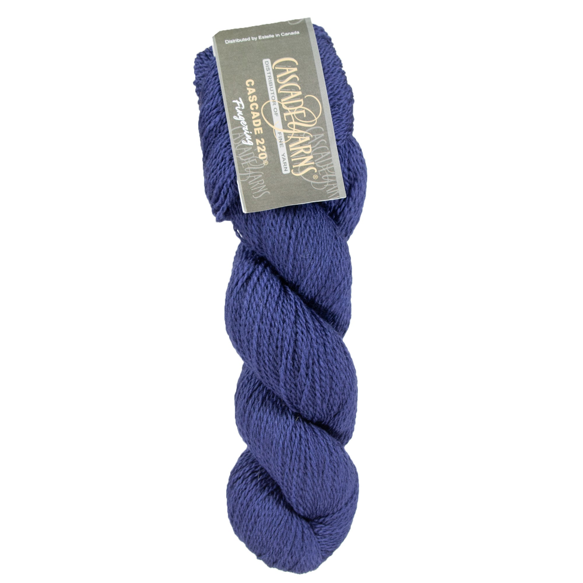 Cascade 220 Fingering Yarn - 9573 In The Navy - Zoom Image
