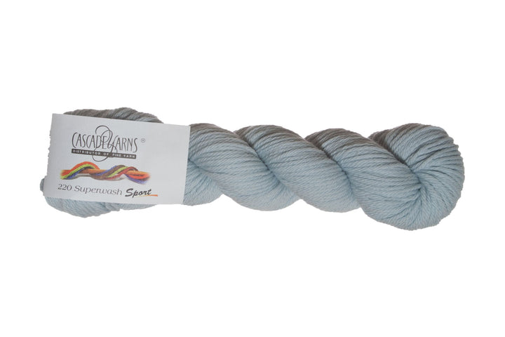 Cascade Yarns 220 Superwash Sport Yarn - 1914 Alaska Sky - Extra Image