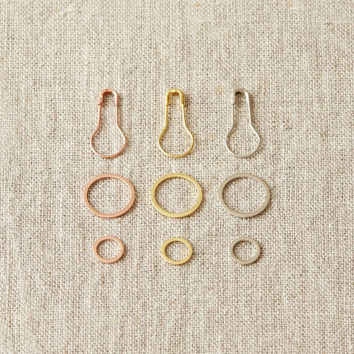 Cocoknits Maker's Keep Accessories - Precious Metal Stitch Markers - Zoom Image