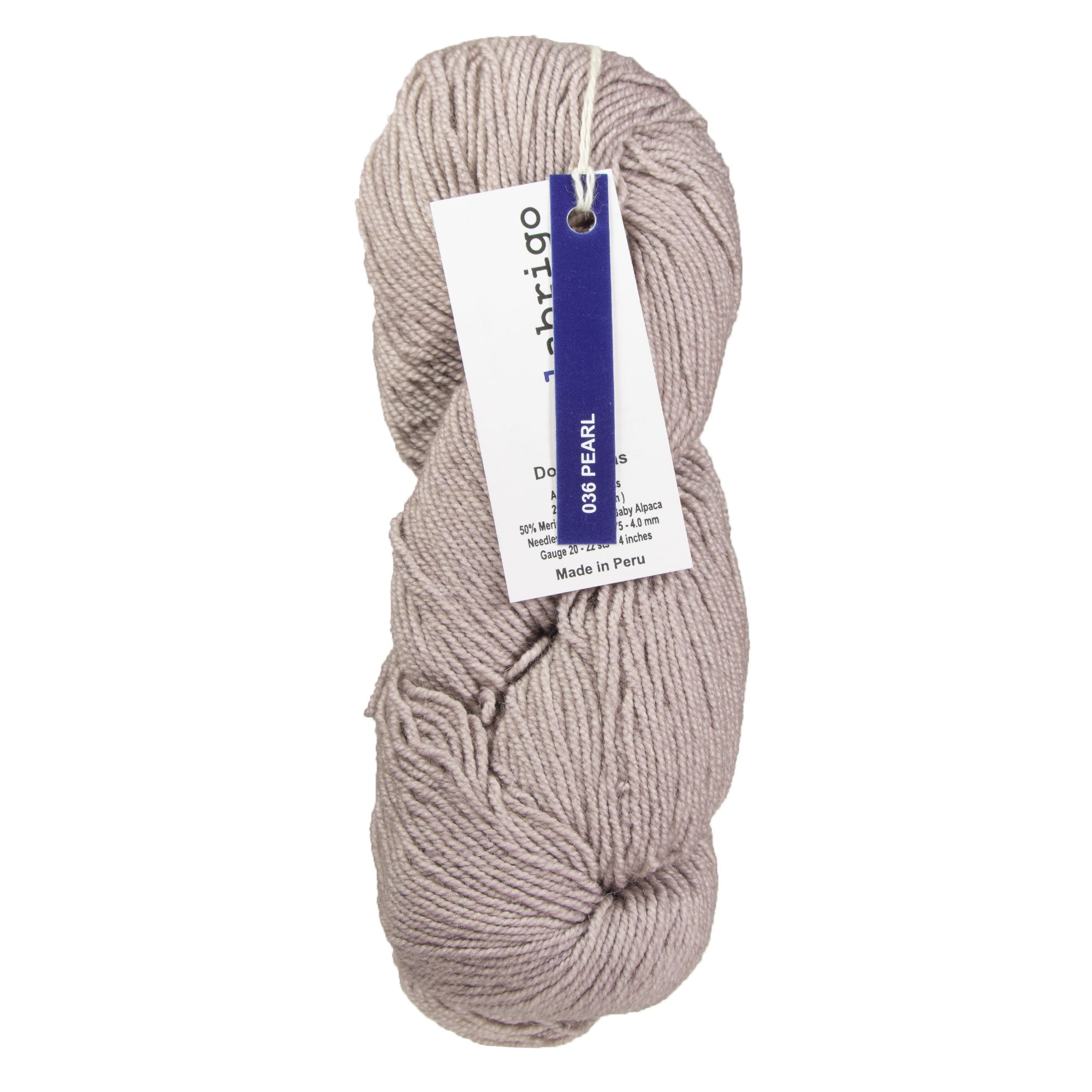 Malabrigo Dos Tierras Yarn - 036 Pearl - Zoom Image