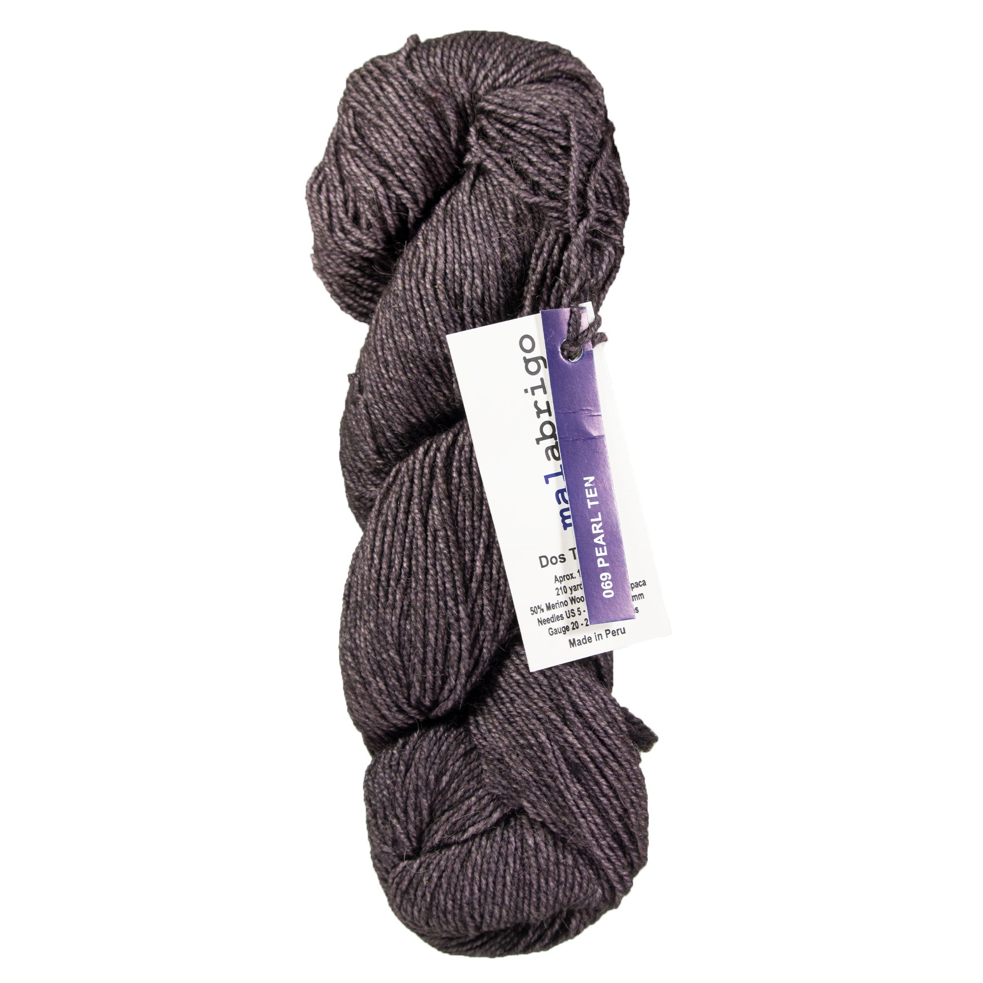 Malabrigo Dos Tierras Yarn - 069 Pearl Ten - Zoom Image