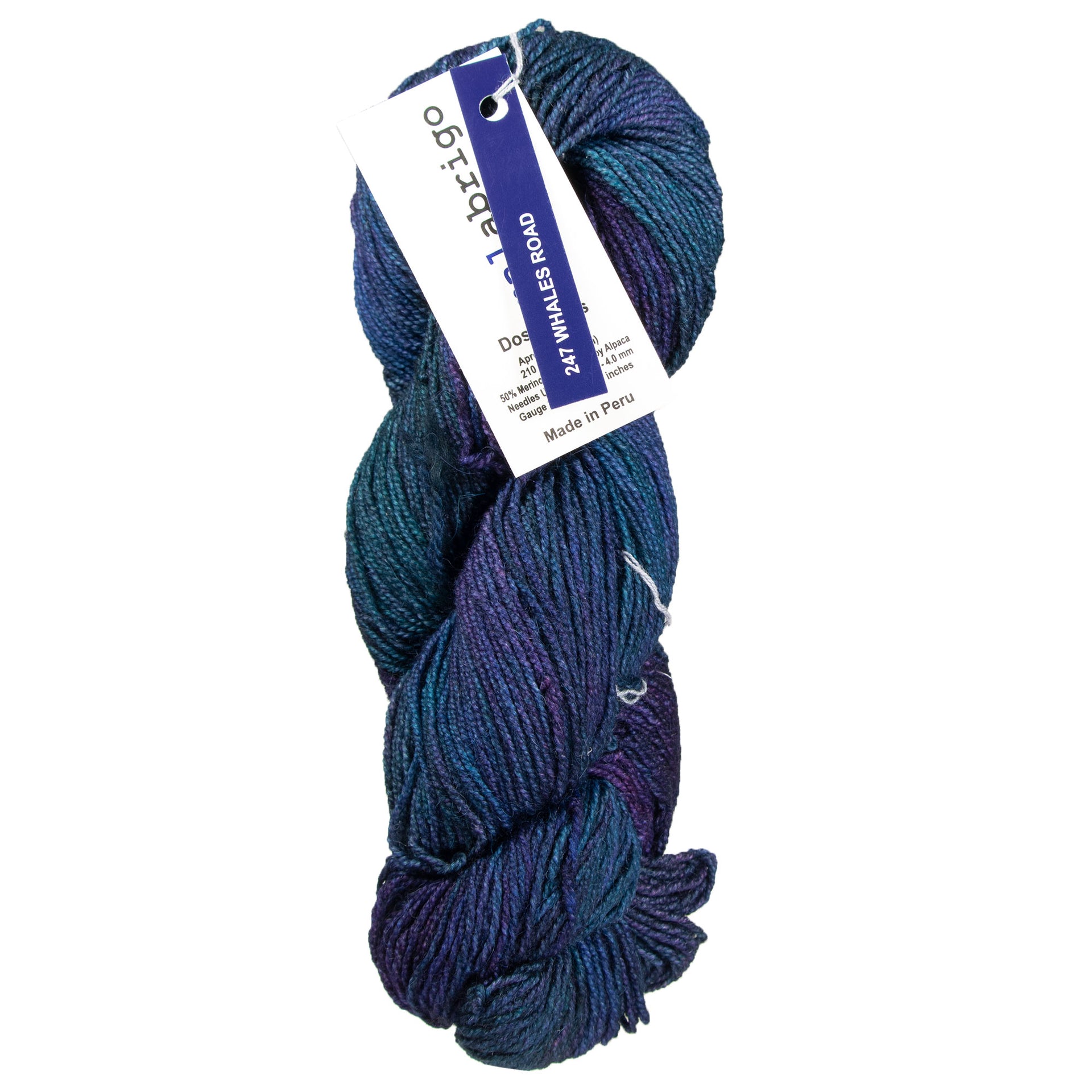 Malabrigo Dos Tierras Yarn - 247 Whales Road - Zoom Image