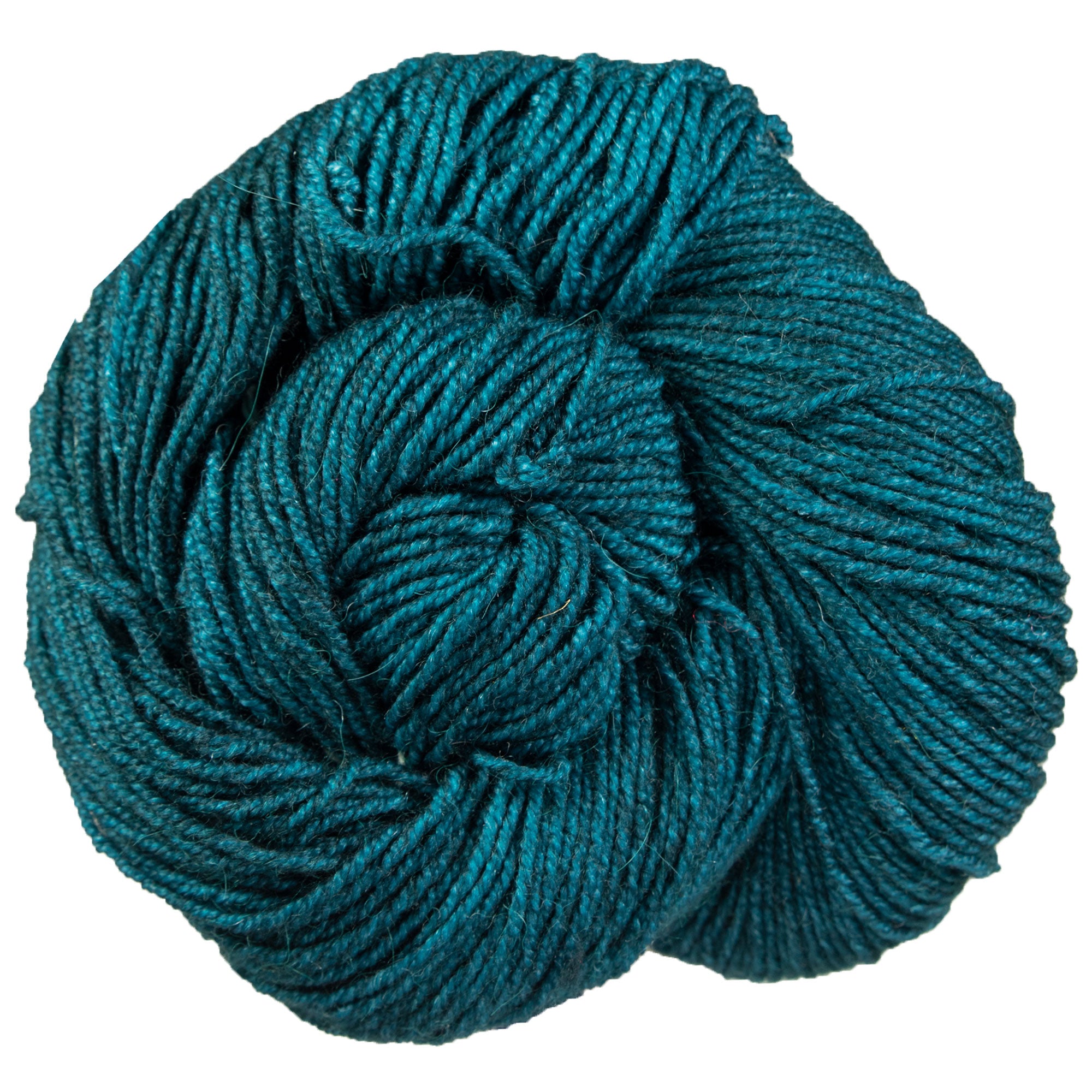 Malabrigo Dos Tierras Yarn - 412 Teal Feather - Zoom Image