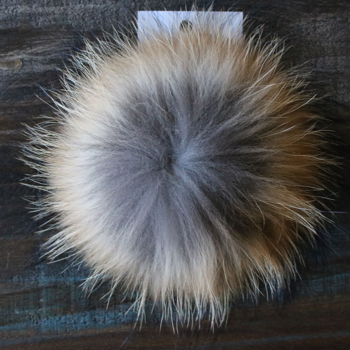 Big Bad Wool Pompoms - Raccoon - Foxy (6") - Extra Image