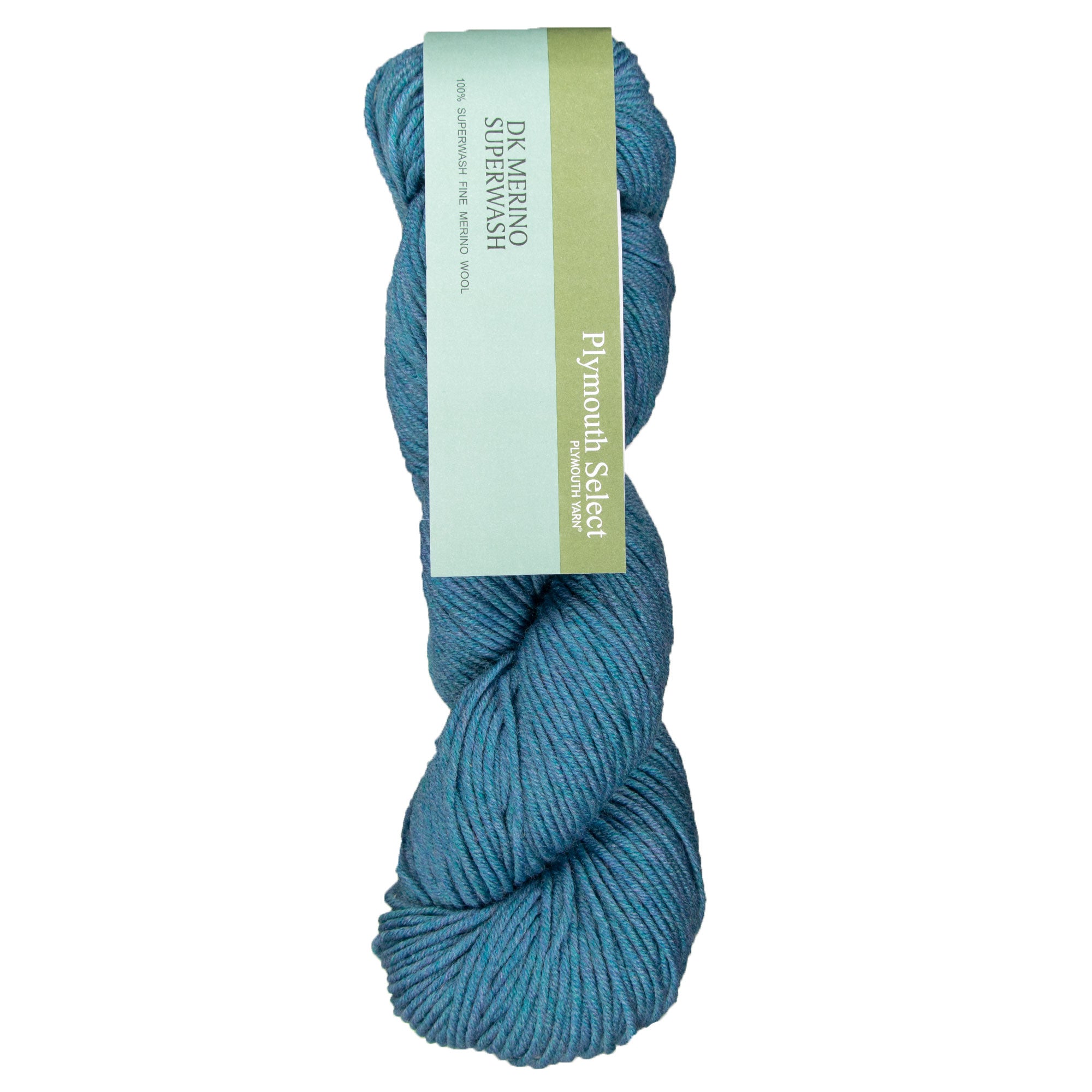 Plymouth Yarn DK Merino Superwash Yarn - 1143 Lake Blue Heather - Zoom Image