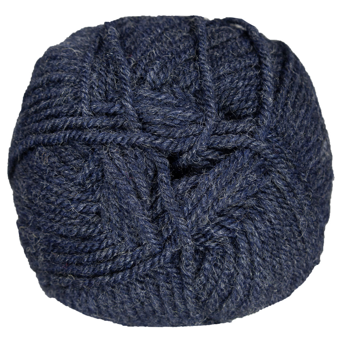 Plymouth Yarn Encore Worsted Yarn - 6005 Midnight Heather - Extra Image