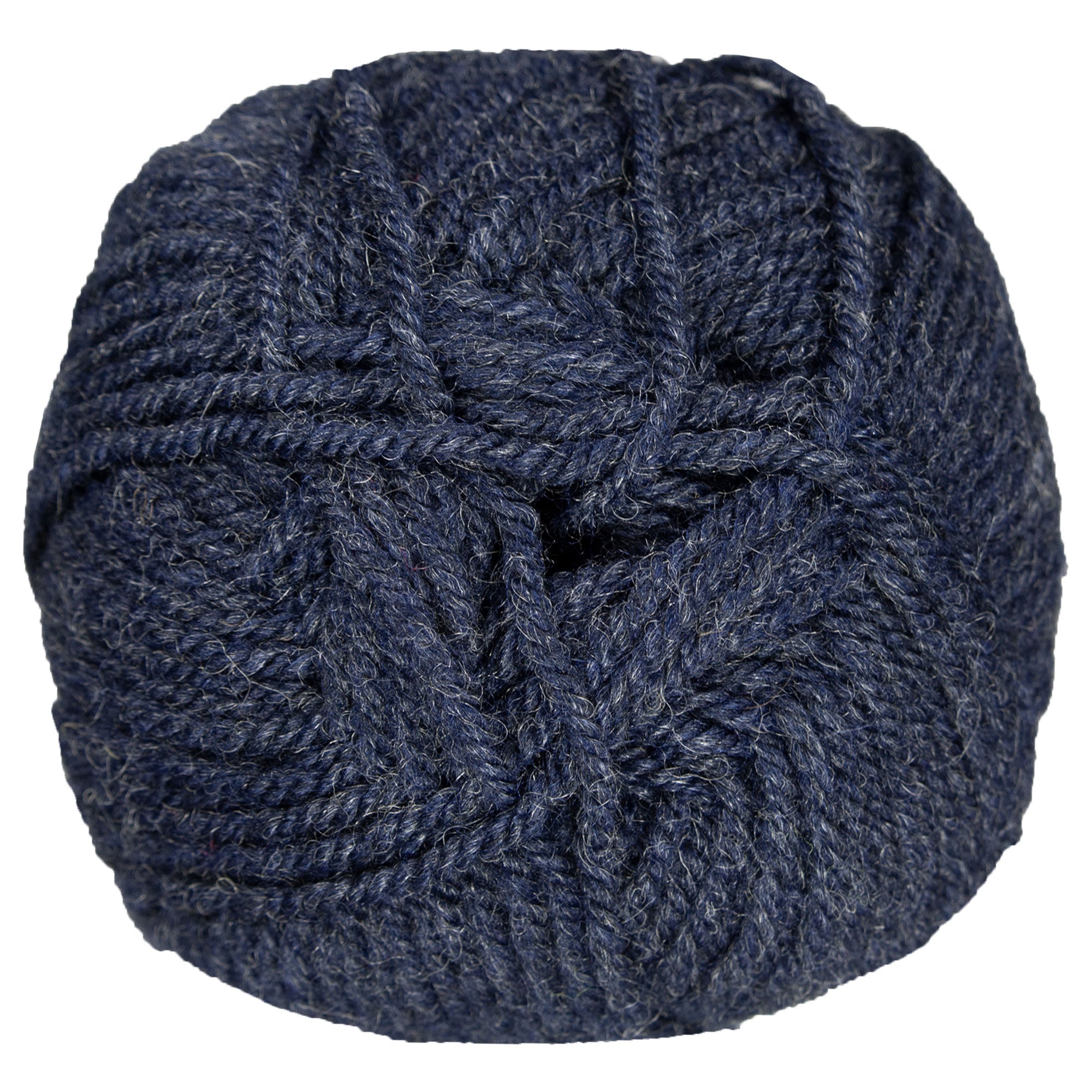 Plymouth Yarn Encore Worsted Yarn - 6005 Midnight Heather - Zoom Image