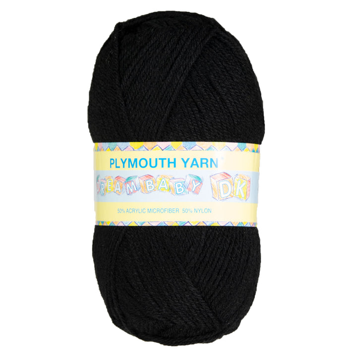 Plymouth Yarn Dreambaby DK Yarn - 113 Black - Zoom Image