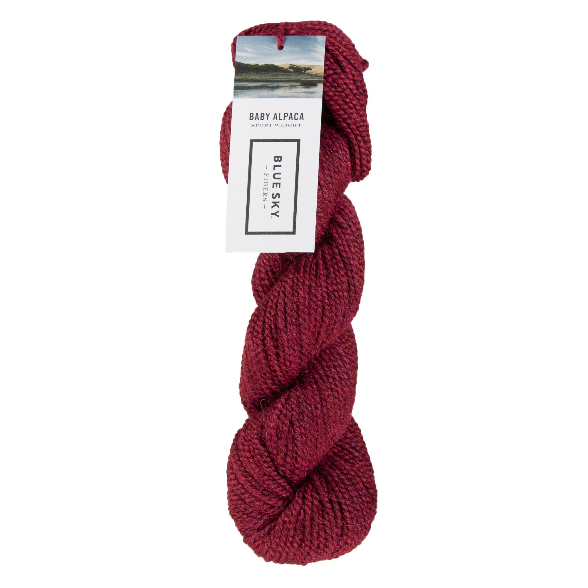 Blue Sky Fibers Baby Alpaca Yarn - 813 - Pomegranate - Zoom Image