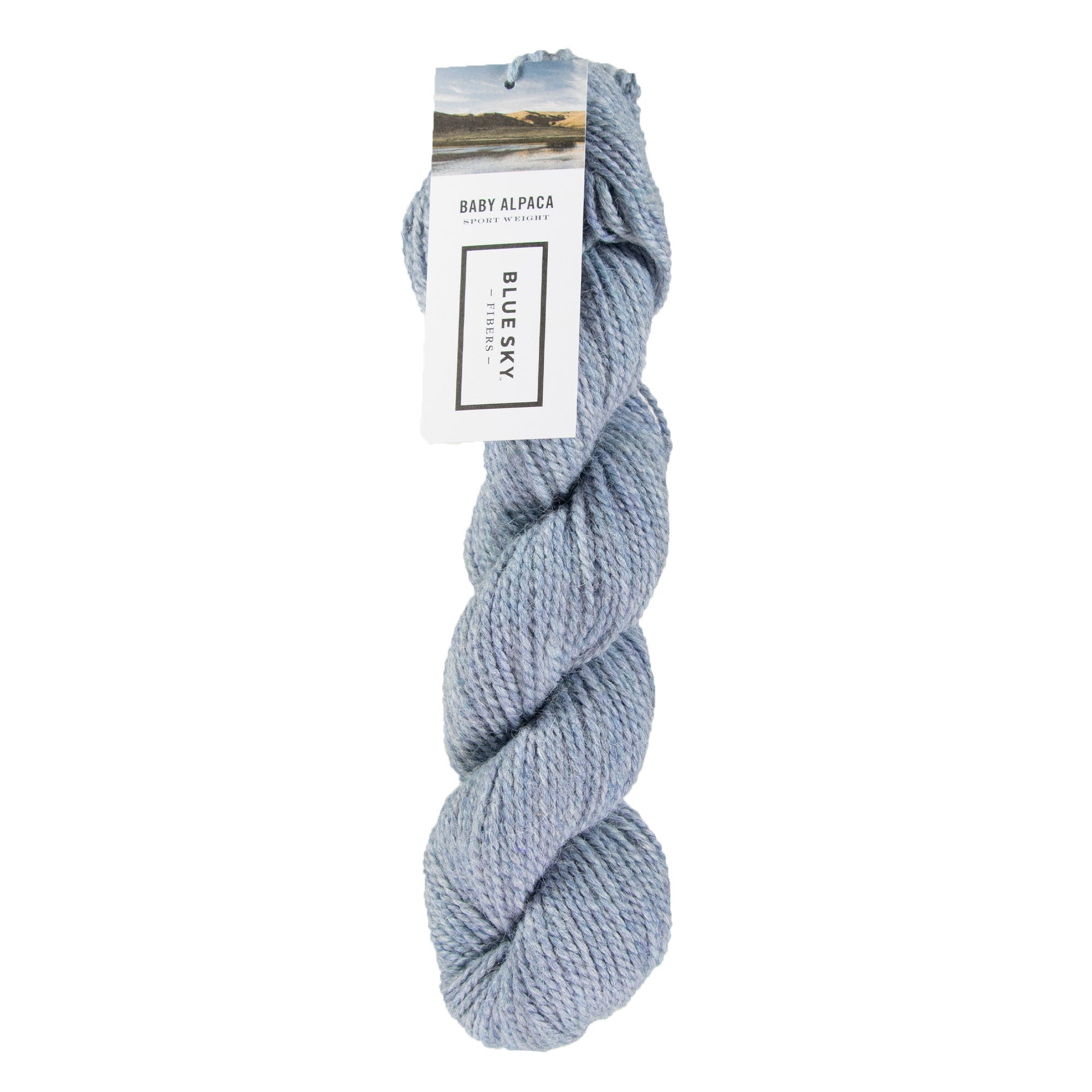 Blue Sky Fibers Baby Alpaca Yarn - 812 - Blue Cheese - Zoom Image