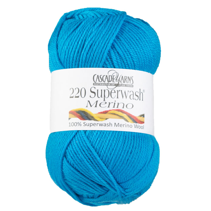 Cascade Yarns 220 Superwash Merino Yarn - 049 Hawaiian Ocean - Zoom Image