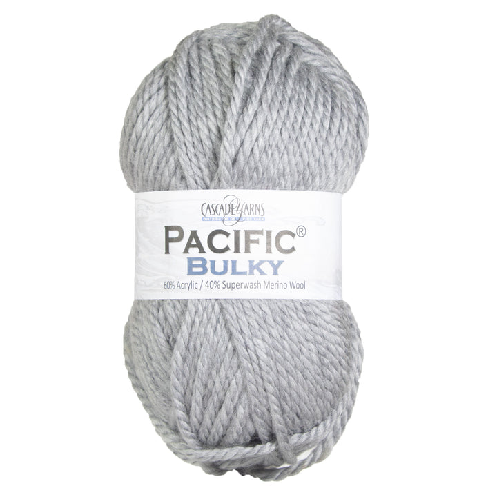 Cascade Yarns Pacific Bulky Yarn - 061 Silver - Zoom Image