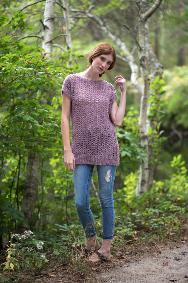 Berroco Portfolio Vol. 5 Patterns - Lake Arrowhead Tee - PDF Download - Extra Image