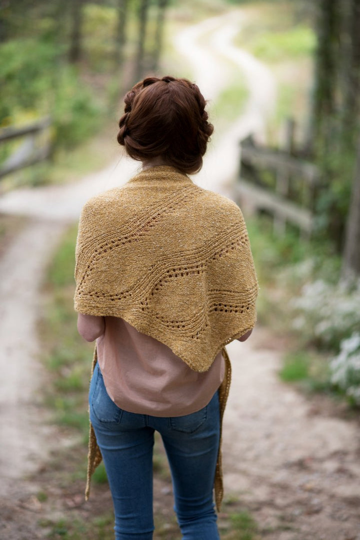 Berroco Portfolio Vol. 5 Patterns - Amber Waves Shawl - PDF Download - Extra Image