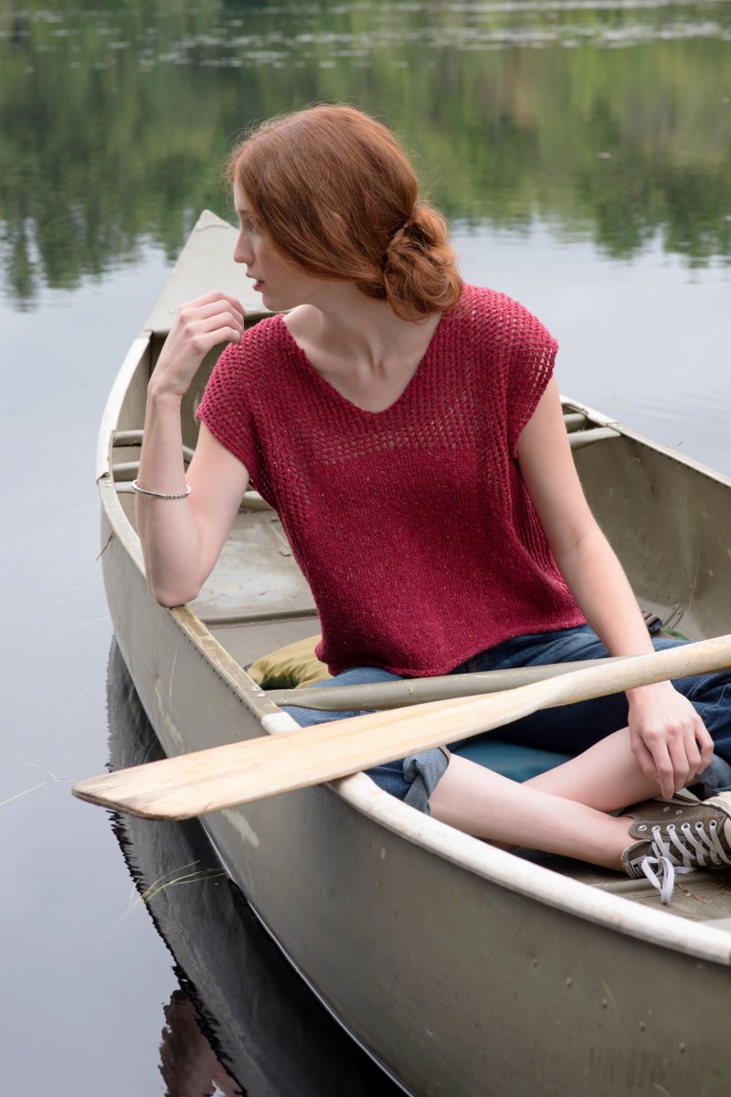 Berroco Portfolio Vol. 5 Patterns - Fragaria Tee - PDF Download - Extra Image