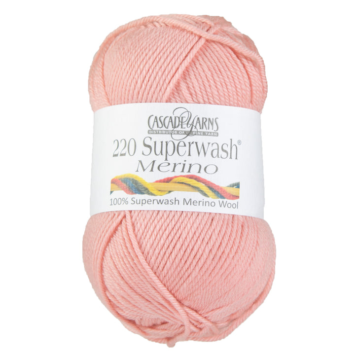 Cascade Yarns 220 Superwash Merino Yarn - 073 Coral Cloud - Zoom Image