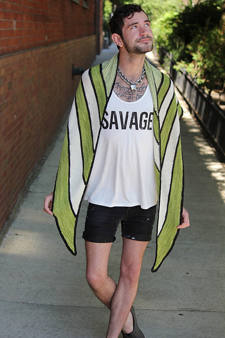 Renegade Knitwear Patterns - Soundbreaker Shawl - PDF Download - Extra Image