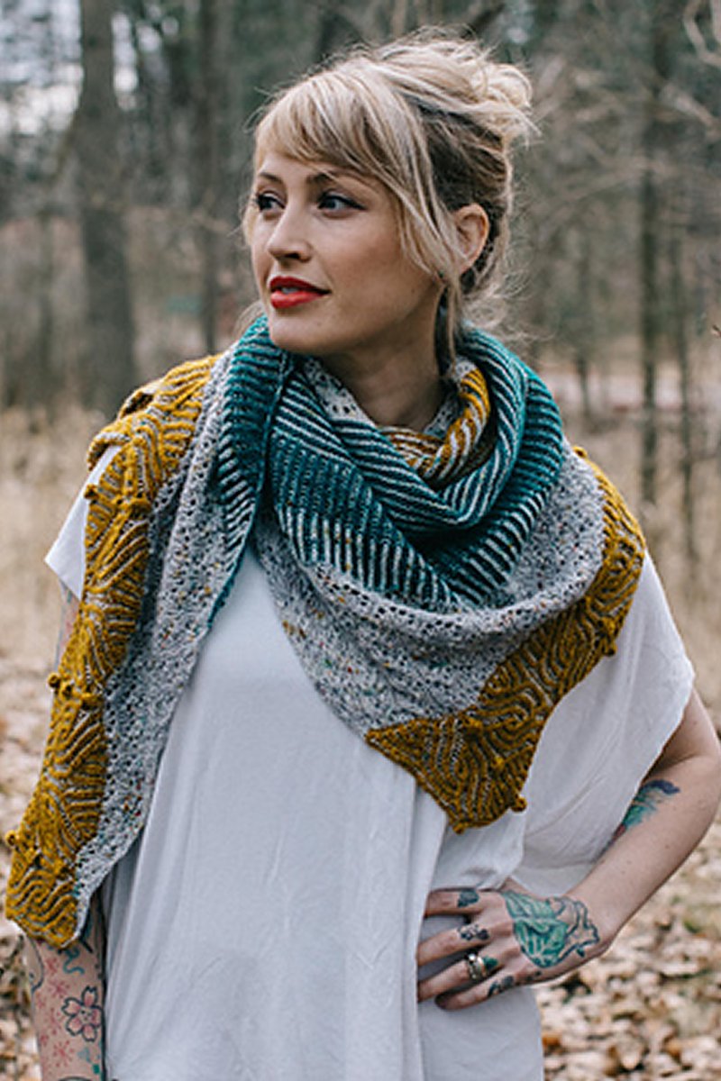 Andrea Mowry Drea Renee Knits Patterns - Baubles Shawl - Extra Image