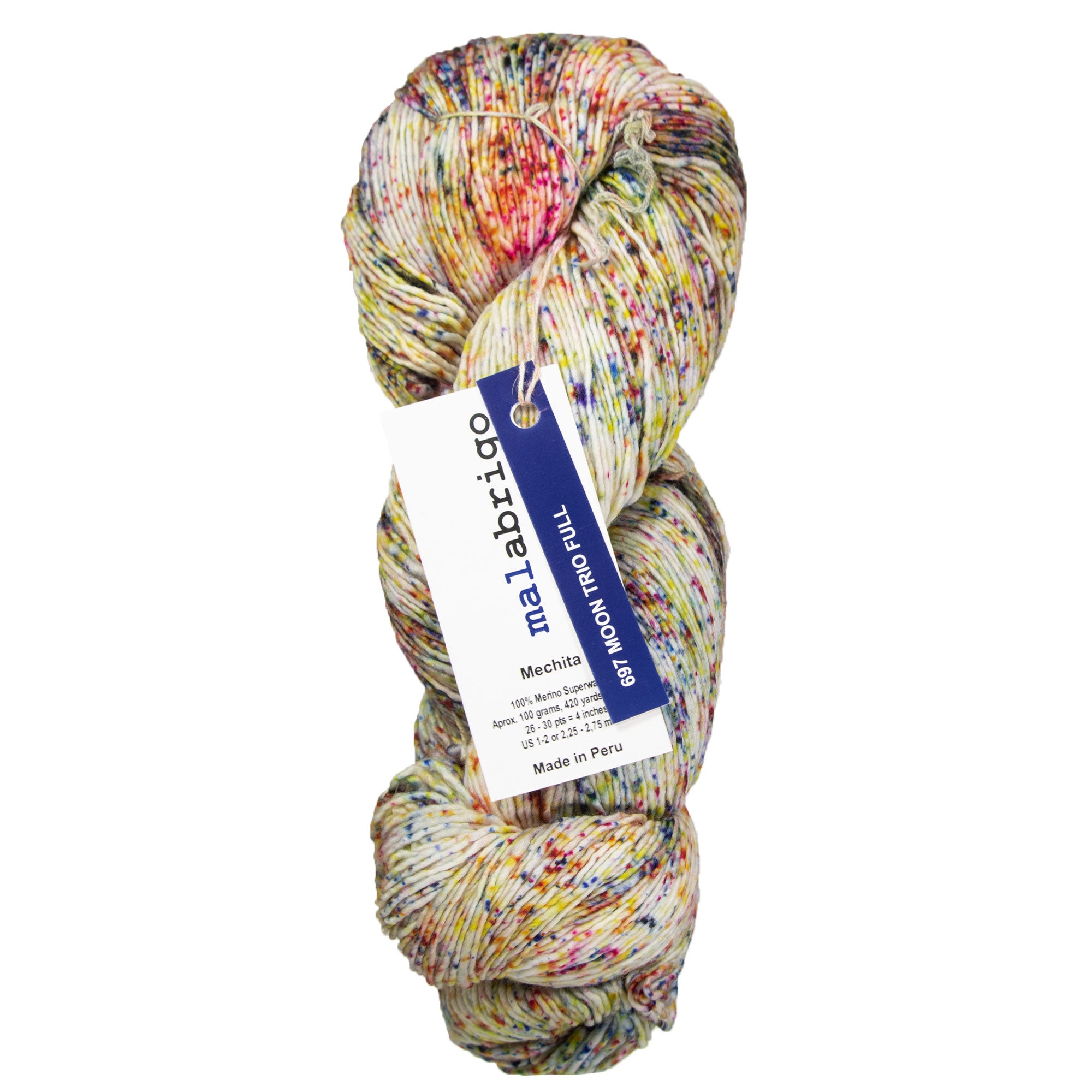 Malabrigo Mechita Yarn - 697 Moon Trio Full - Zoom Image