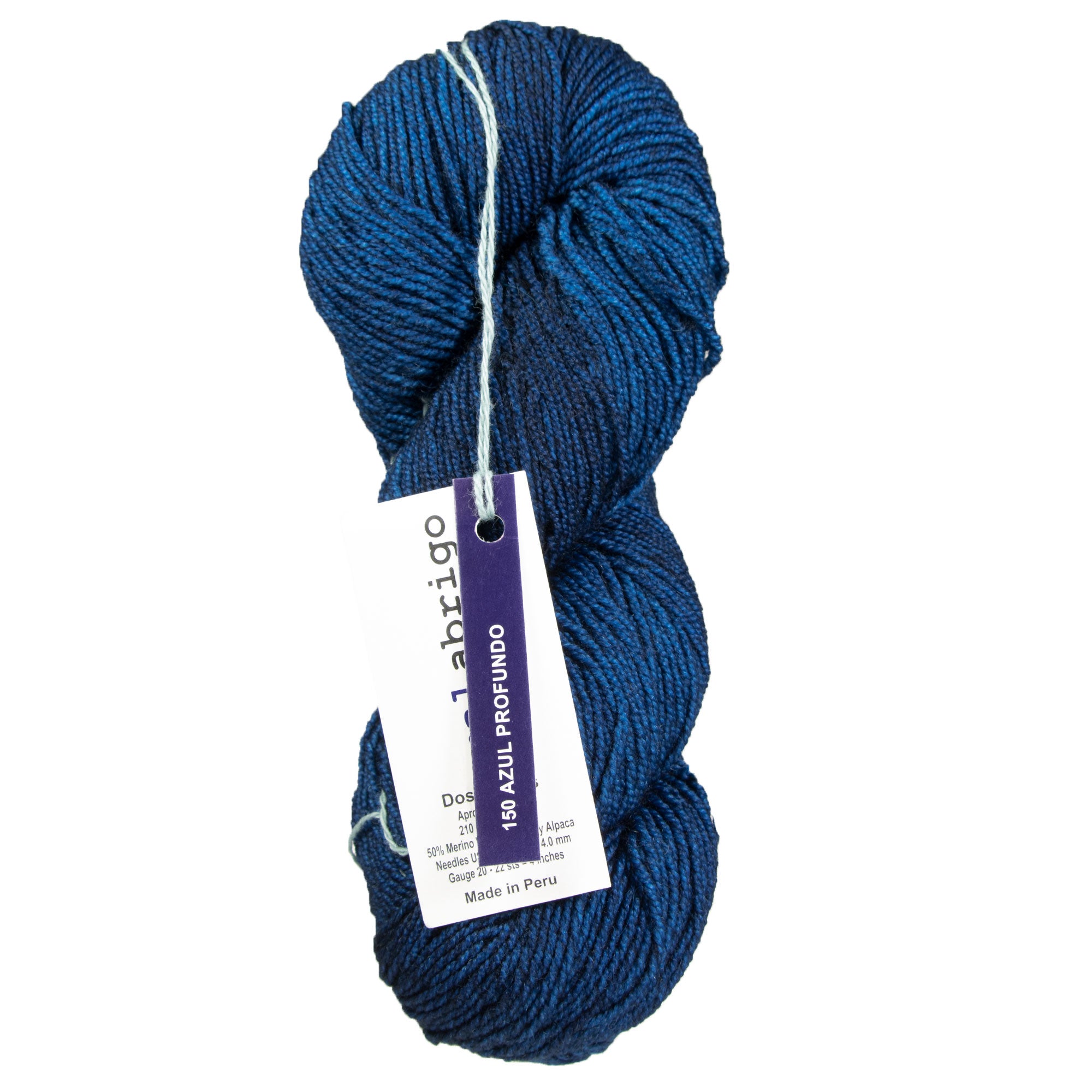 Malabrigo Dos Tierras Yarn - 150 Azul Profundo - Zoom Image