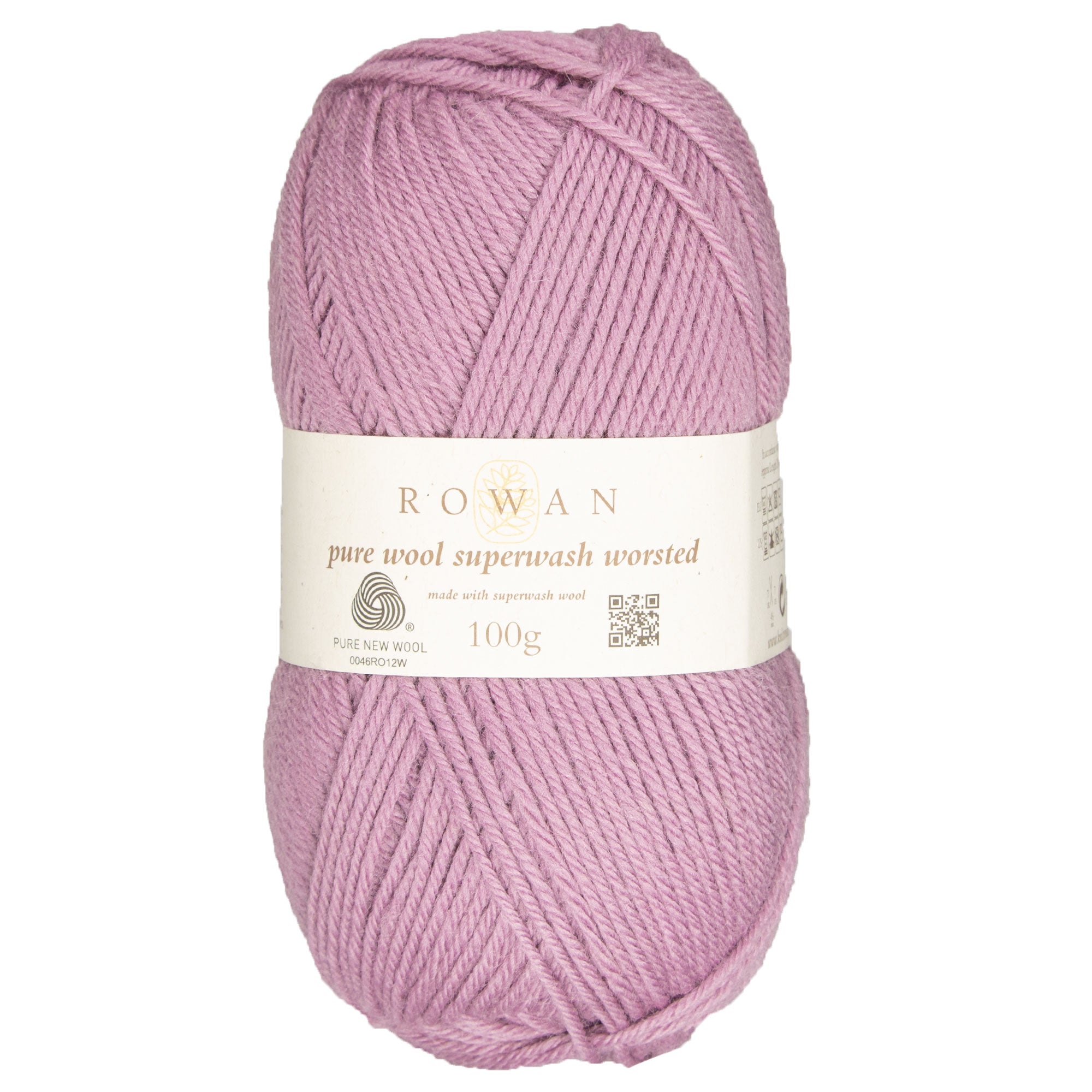 Rowan Pure Wool Superwash Worsted Yarn - 191 Mauve Mist - Zoom Image