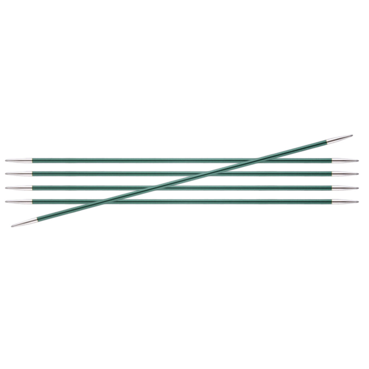 KnitPro Zing Double Pointed Needles - US 2.5 (3.0mm) - 6" Jade - Extra Image