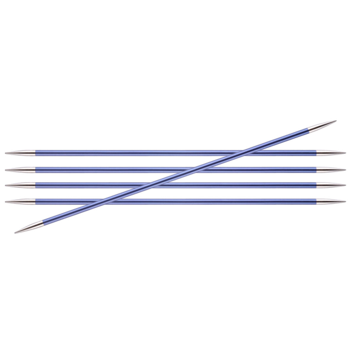 KnitPro Zing Double Pointed Needles - US 7 (4.5mm) - 6" Iolite - Extra Image