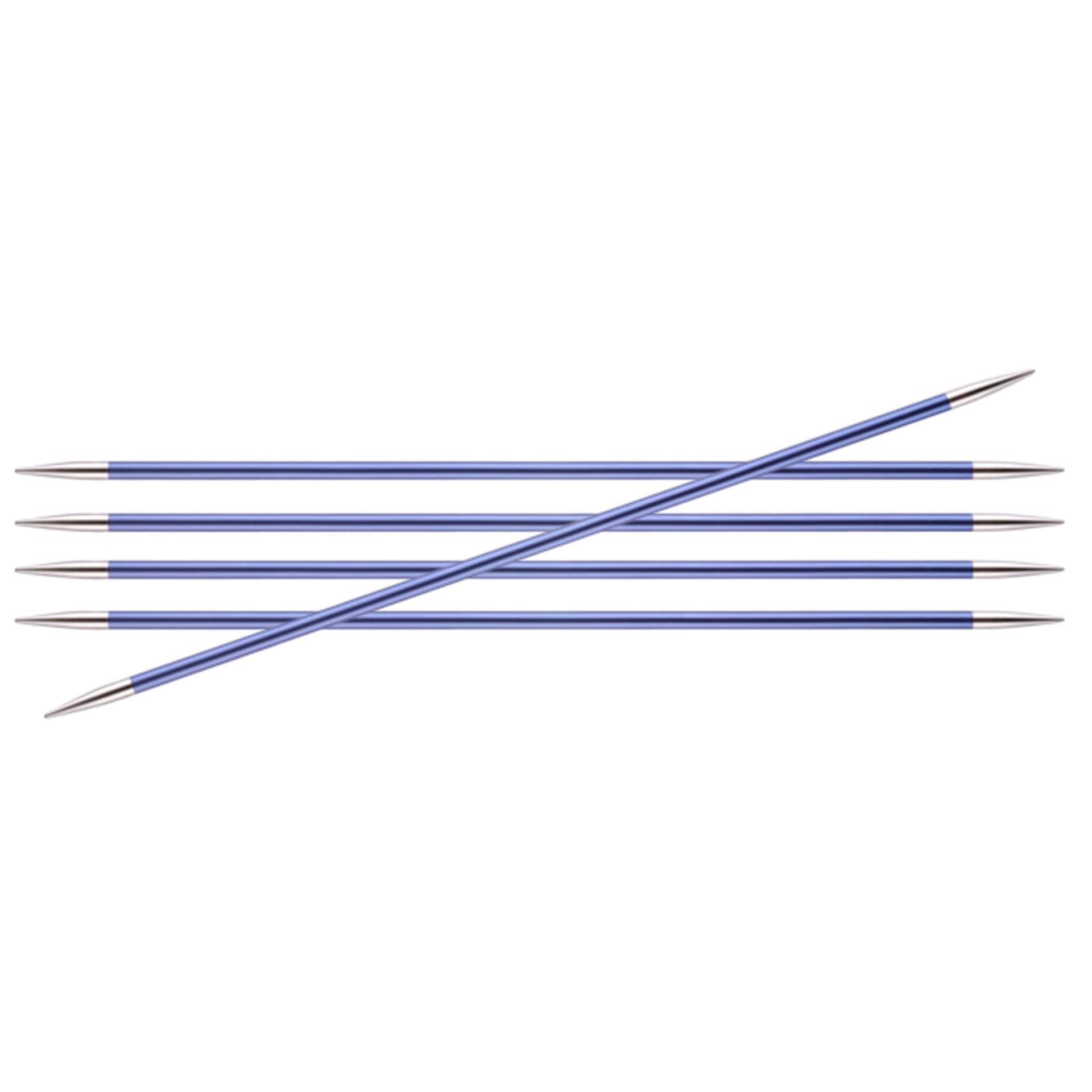 KnitPro Zing Double Pointed Needles - US 7 (4.5mm) - 6" Iolite - Zoom Image