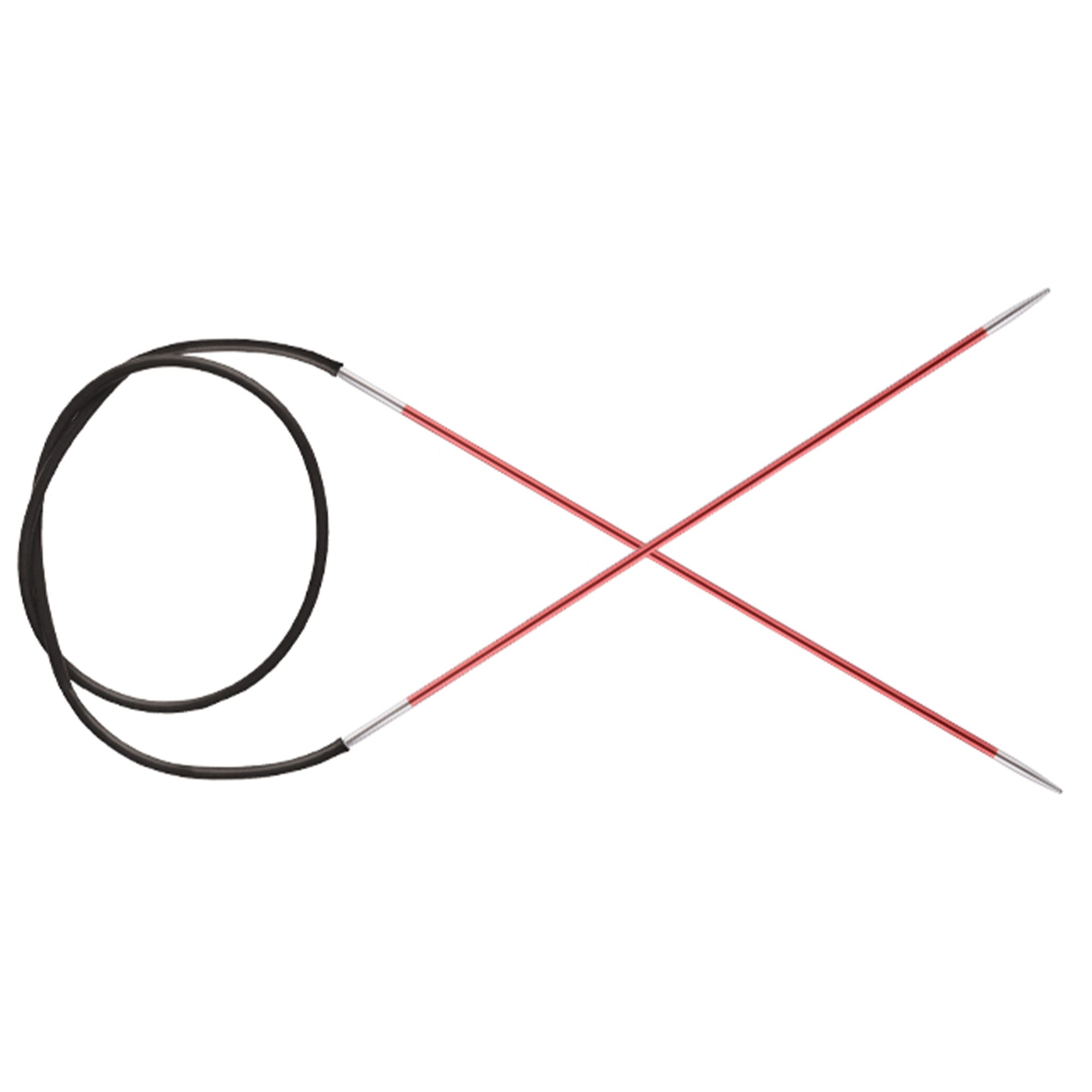 KnitPro Zing Fixed Circular Needles - US 0 (2.0mm) - 16" Coral - Zoom Image