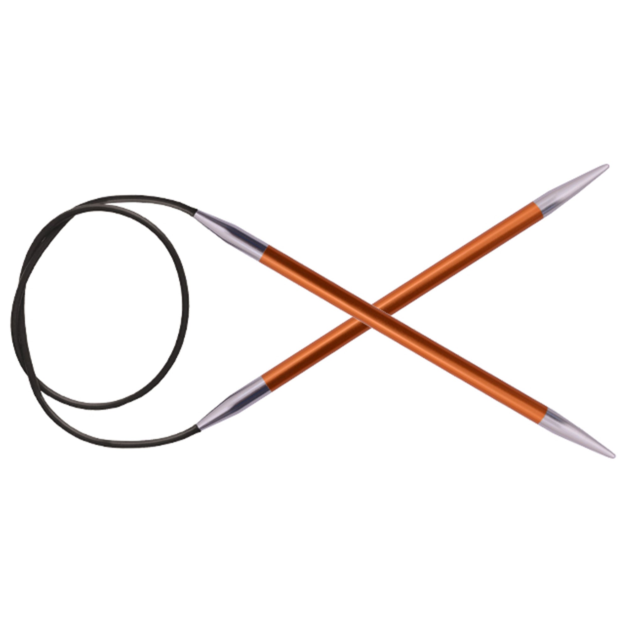 KnitPro Zing Fixed Circular Needles - US 2 (2.75mm) - 32" Carnelian - Zoom Image