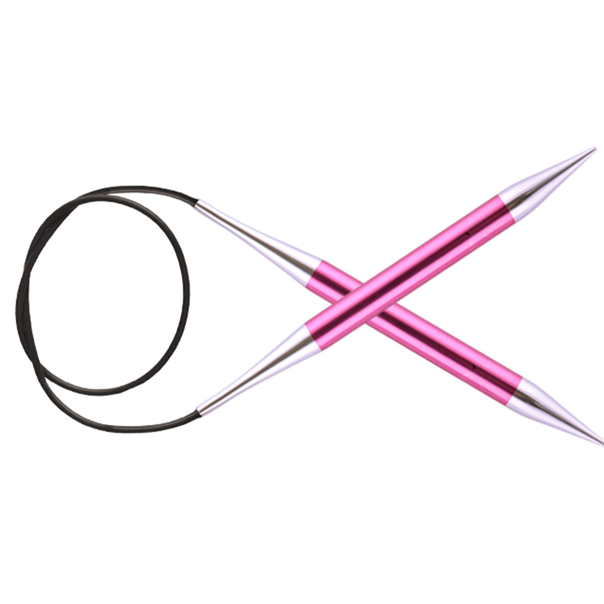 KnitPro Zing Fixed Circular Needles - US 15 (10.0mm) - 40" Ruby - Extra Image