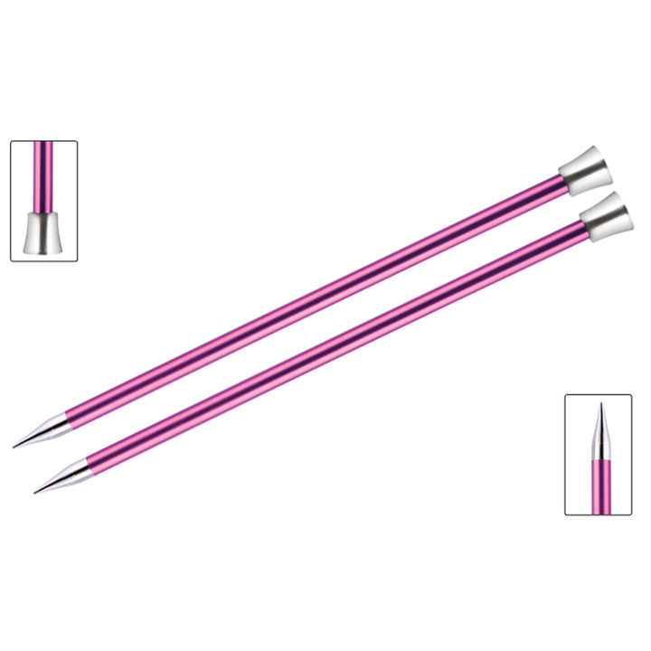 KnitPro Zing Single Pointed Needles - US 15 (10.0mm) - 10" Ruby - Zoom Image