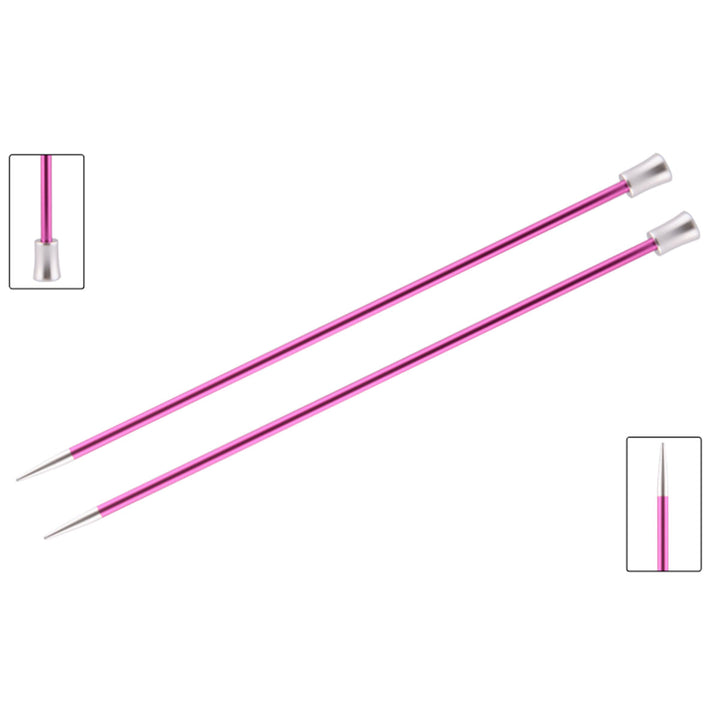 KnitPro Zing Single Pointed Needles - US 8 (5.0mm) - 14" Ruby - Extra Image