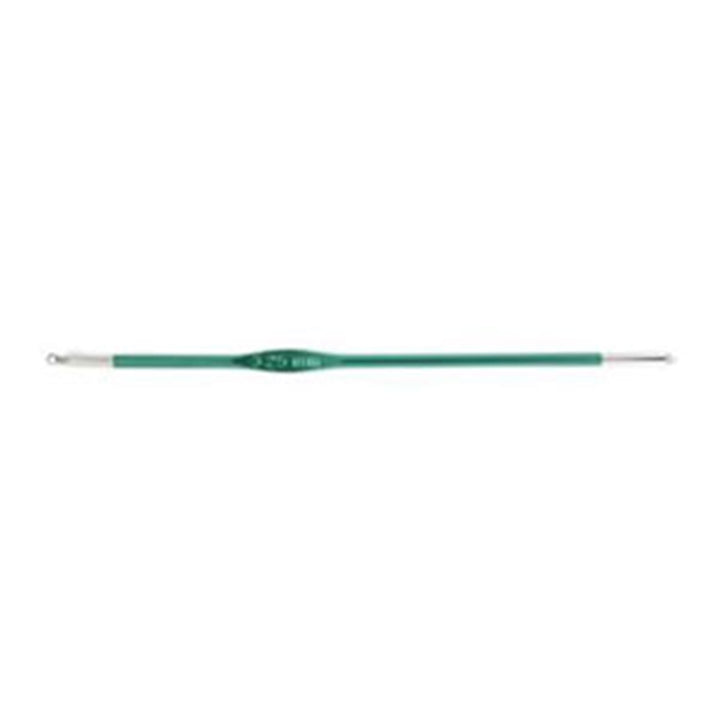 KnitPro Zing Single End Crochet Hooks - 3.25mm (D) Emerald - Zoom Image