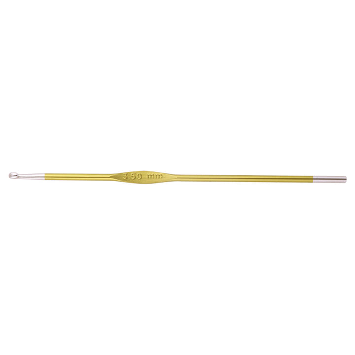 KnitPro Zing Single End Crochet Hooks - 3.50mm (E) Chrysolite - Extra Image
