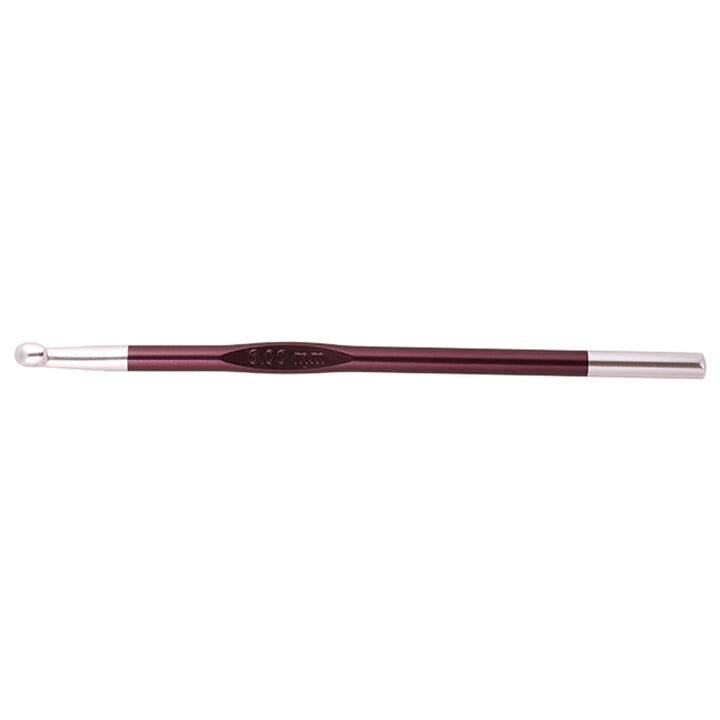 KnitPro Zing Single End Crochet Hooks - 6.00mm (J) Purple Velvet - Extra Image
