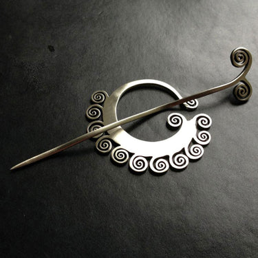 JUL Shawl Pins and Sticks - Coil Shawl Pin - Extra Image
