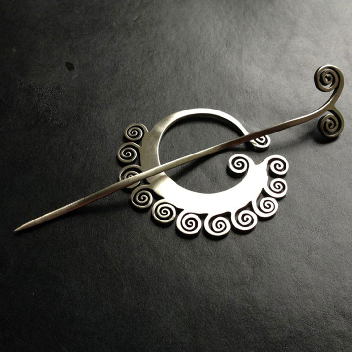 JUL Shawl Pins and Sticks - Coil Shawl Pin - Extra Image