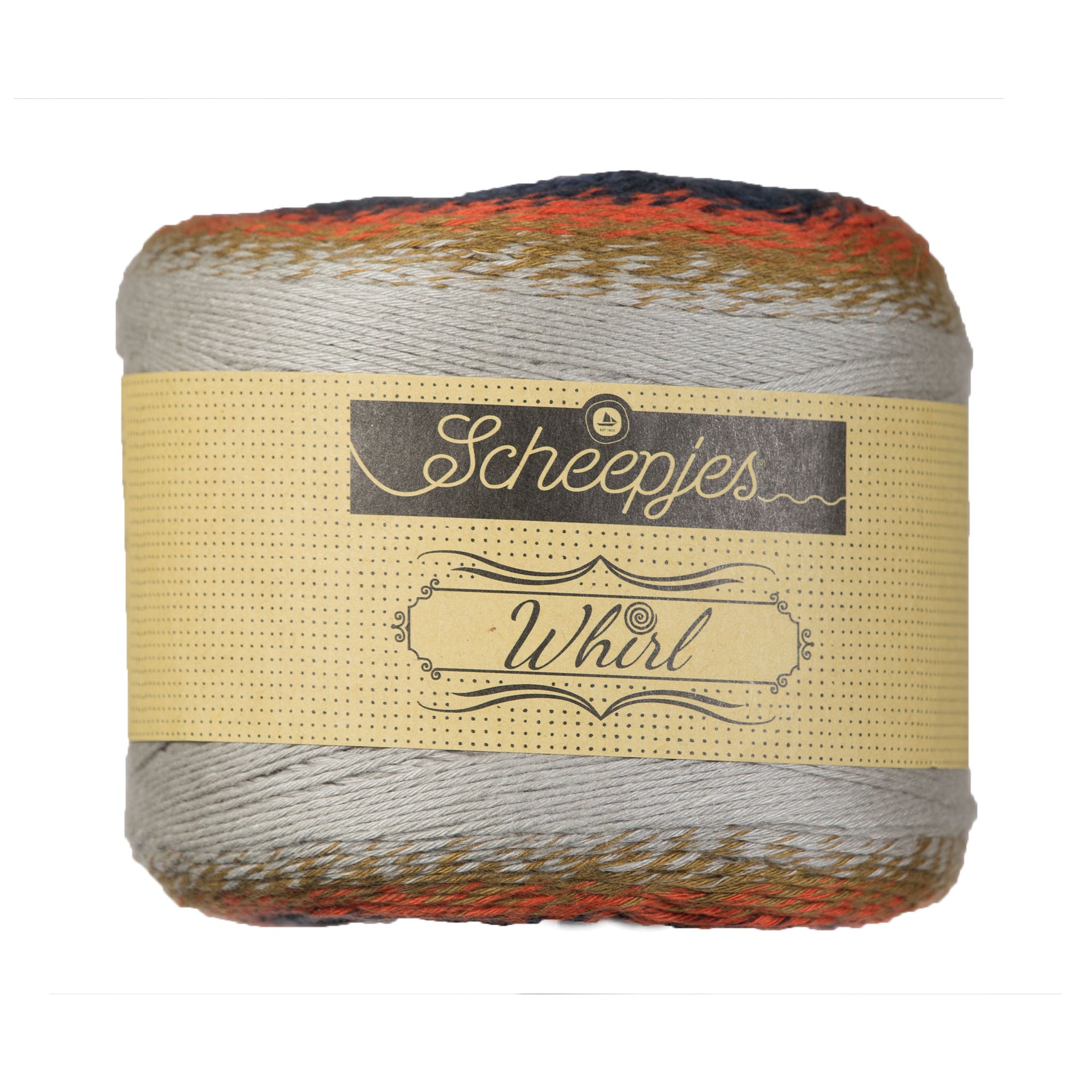 Scheepjes Whirl Yarn - 771 Jumpin' Jaffa Pop - Zoom Image