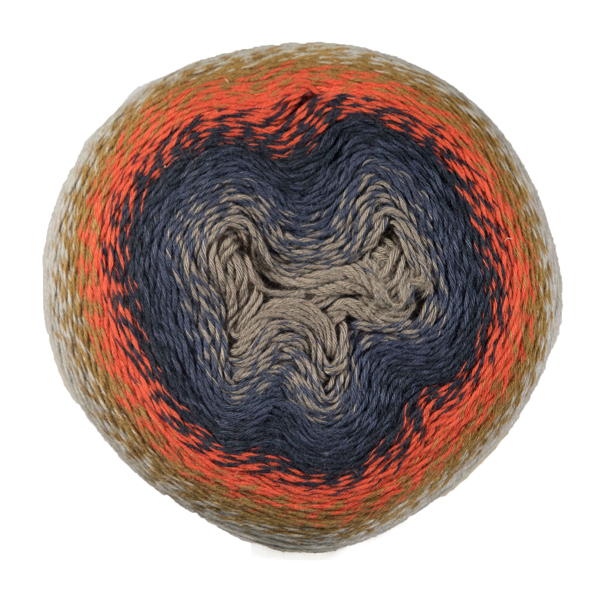 Scheepjes Whirl Yarn - 771 Jumpin' Jaffa Pop - Zoom Image