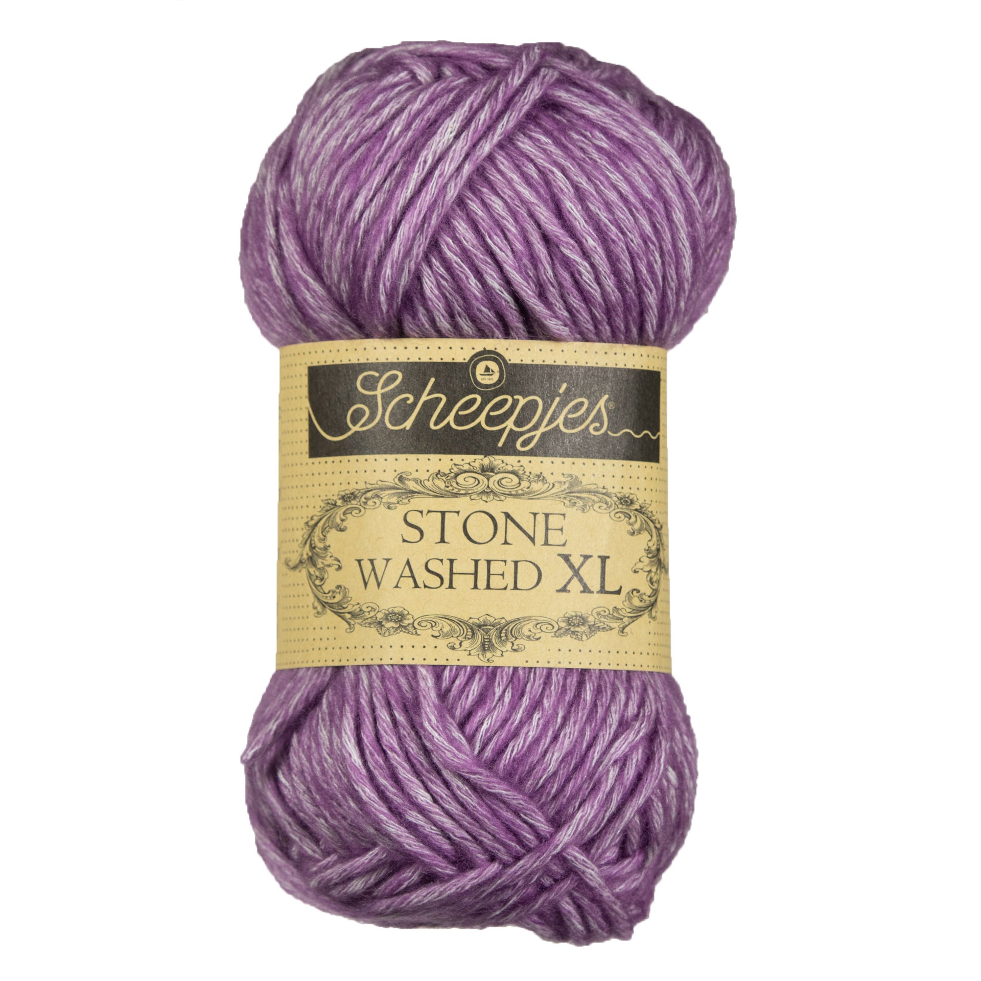 Scheepjes Stone Washed XL Yarn - 851 Deep Amethyst - Zoom Image