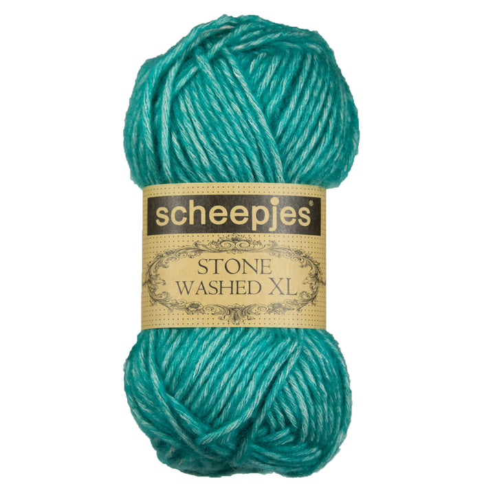 Scheepjes Stone Washed XL Yarn - 855 Green Agate - Zoom Image