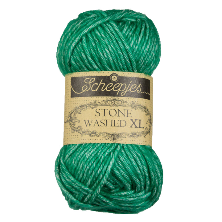 Scheepjes Stone Washed XL Yarn - 865 Malachite - Zoom Image