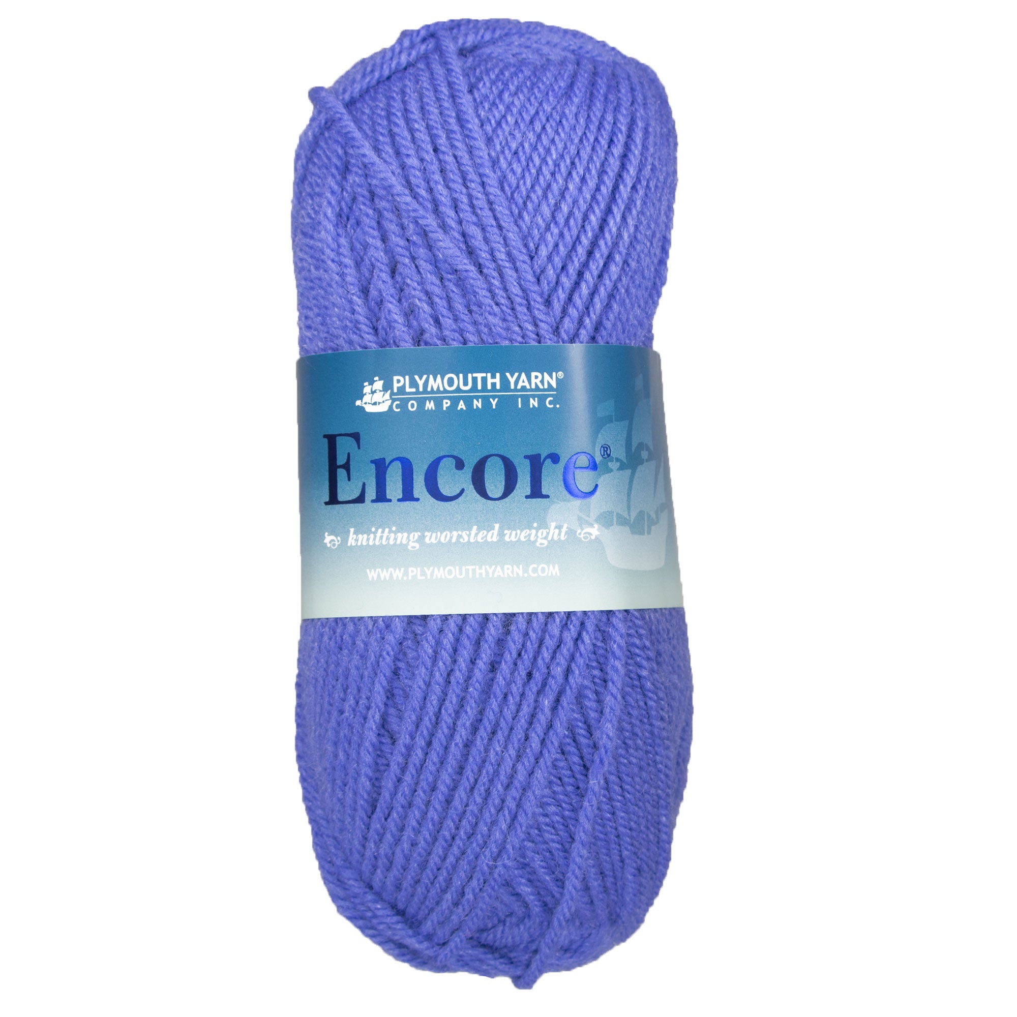 Plymouth Yarn Encore Worsted Yarn - 9854 Iris - Zoom Image